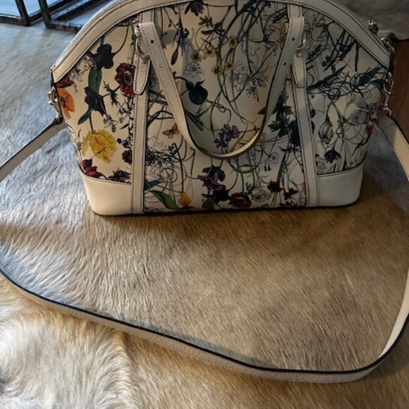 Gucci Flora Nice Coated Canvas Satchel - Picture 8 of 8